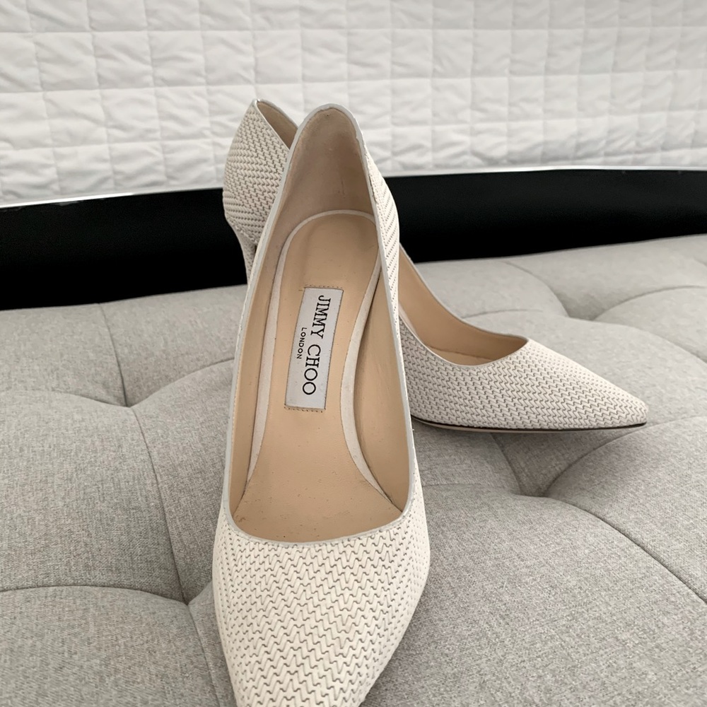 Jimmy Choo off white 37.5
